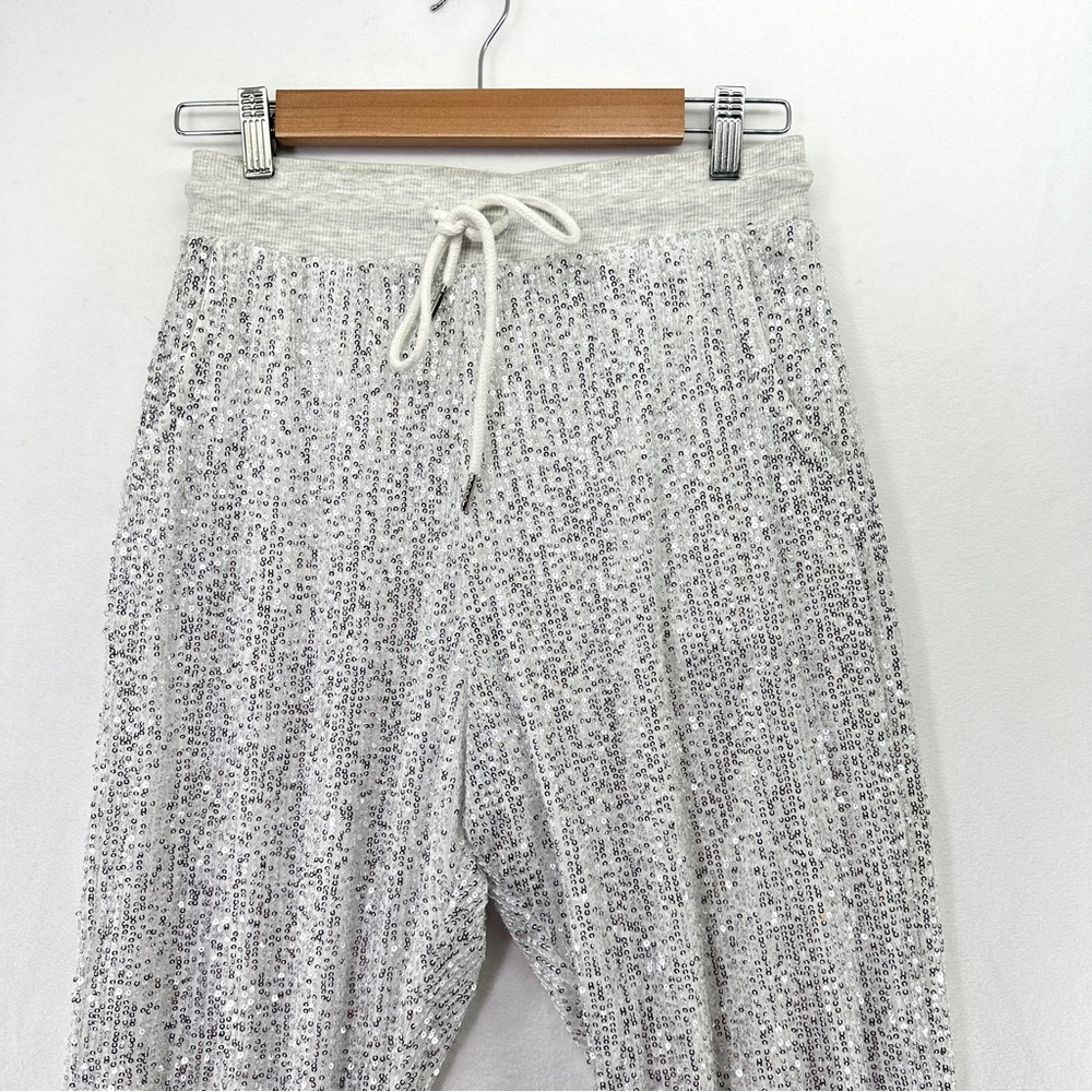 Judith March Full Sequin Jogger Pants Size Small - Picture 2 of 15